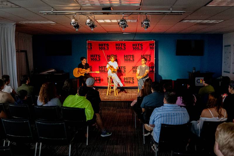 Lindsey Stirling stopped by the HITS 105.3 performance studio for a special private performance for our winners, before her show at the Majestic in San Antonio. She played some songs acoustic, answered a lot of questions, and took photos with all the winners. Great performance, and such a nice person!