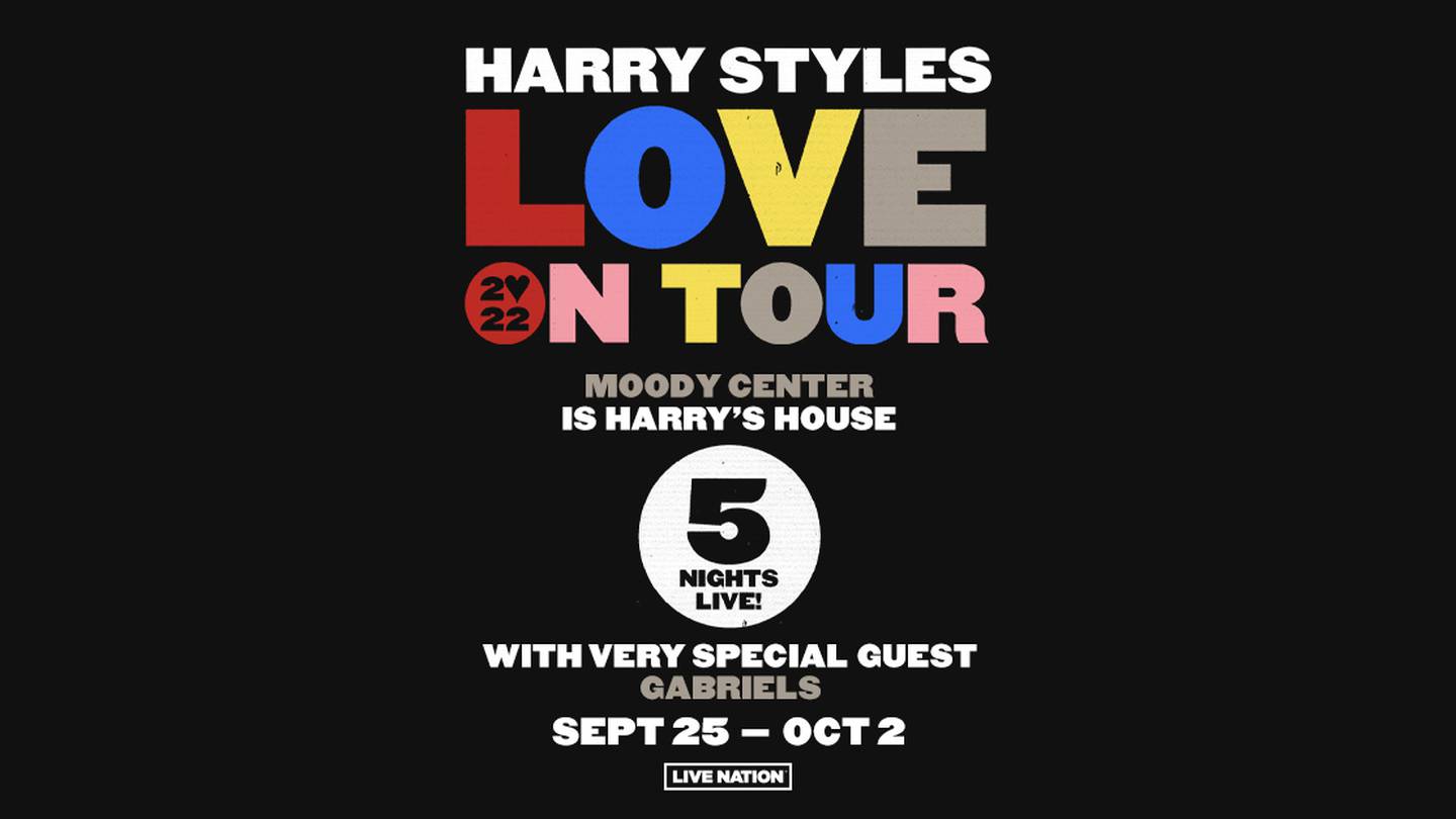 Win Tickets to Harry Styles at the Moody Center with Adam at 3:05pm