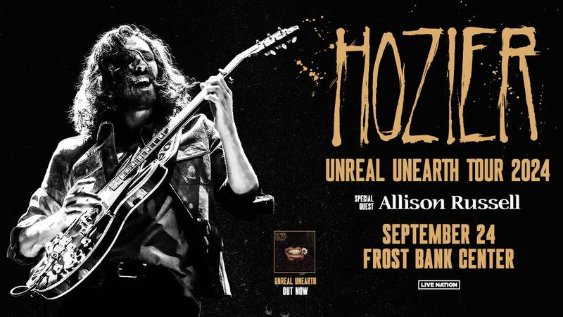 Hozier: Unreal Unearth Tour, September 24th at the Frost Bank Center