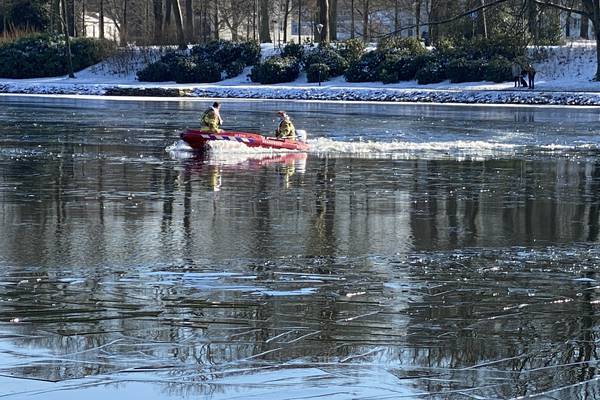 Man dies after jumping into frozen pond to save his granddaughter