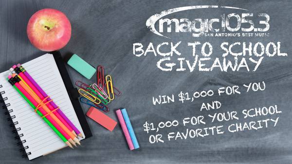 Enter to Win $1,000 For You and $1,000 for Your School or Favorite Charity