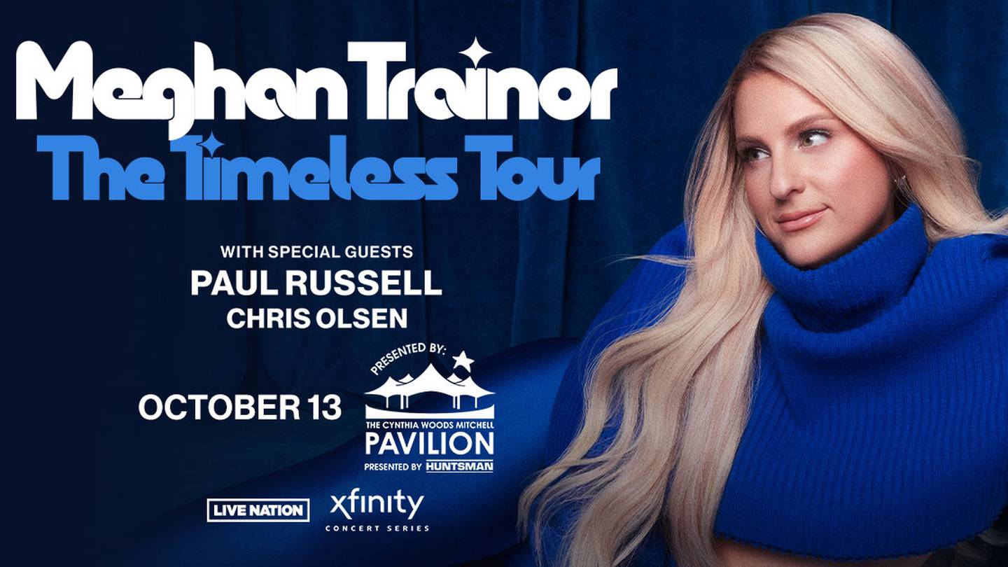 Meghan Trainor is coming to Cynthia Woods Mitchell Pavilion in Houston with Paul Russell on October 13th!