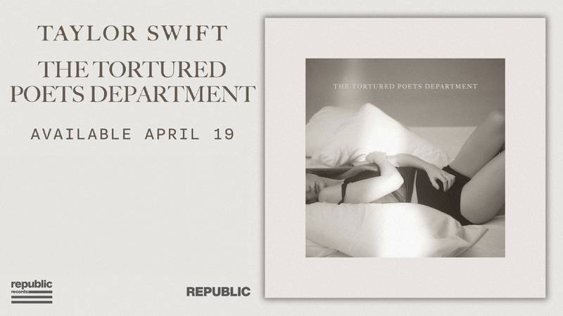 Taylor Swift "The Tortured Poets Department" Out April 18, 2024