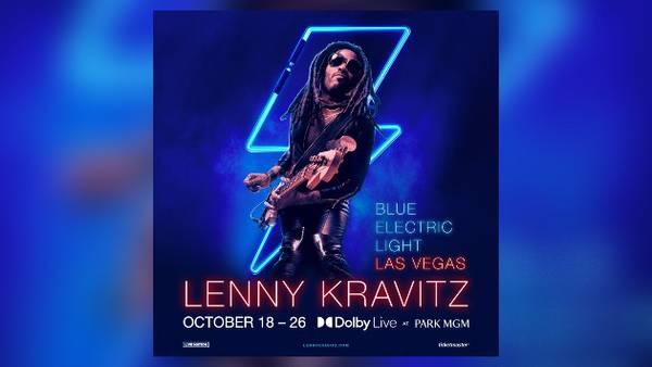 Are you gonna go my way ... to Vegas: Lenny Kravitz announces Blue Electric Light Las Vegas residency