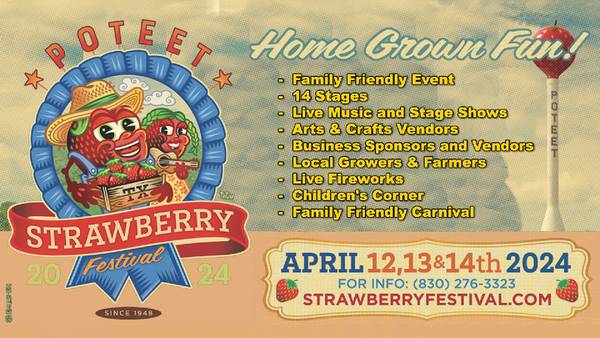 Win Tickets to the Poteet Strawberry Festival Twice a Day with HITS 105.3