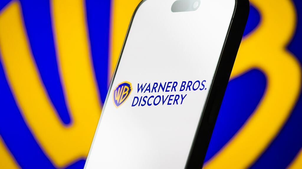 The logo of Warner Bros. Discovery, Inc.