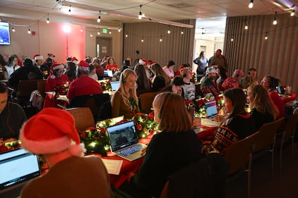 NORAD volunteers tracking Santa