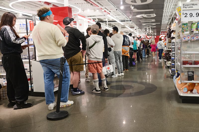 Target shoppers buying Taylor Swift's "The Life of a Showgirl"