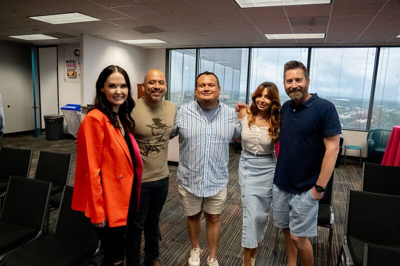 Lindsey Stirling stopped by the HITS 105.3 performance studio for a special private performance for our winners, before her show at the Majestic in San Antonio. She played some songs acoustic, answered a lot of questions, and took photos with all the winners. Great performance, and such a nice person!