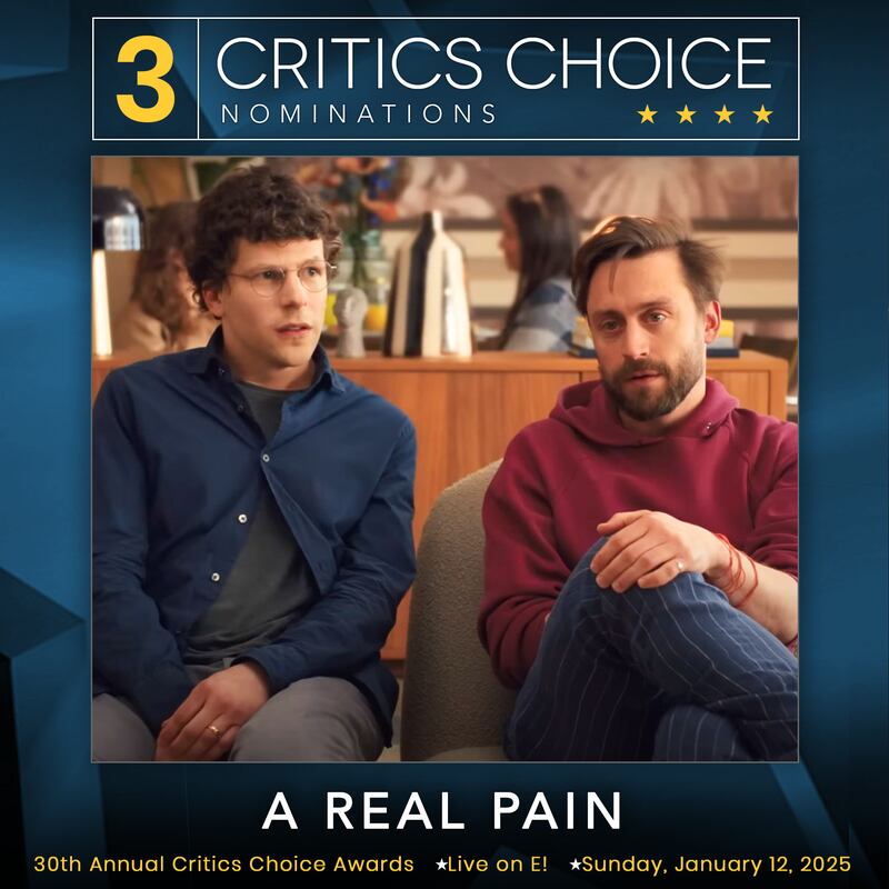 Critics Choice nominees