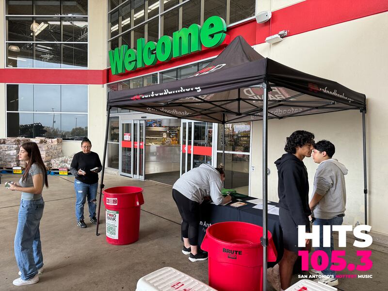 Join HITS 105.3 every Saturday in November, as we help collect donations for the San Antonio Food Bank! We're trying to raise 2 million pounds of food!